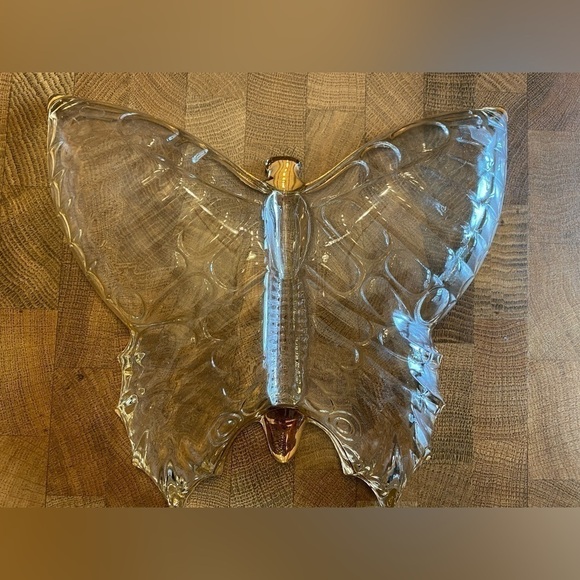 Jeannette Glass Company Butterfly Dishes (5) 22k Gold Edging-Original Box - Picture 5 of 13